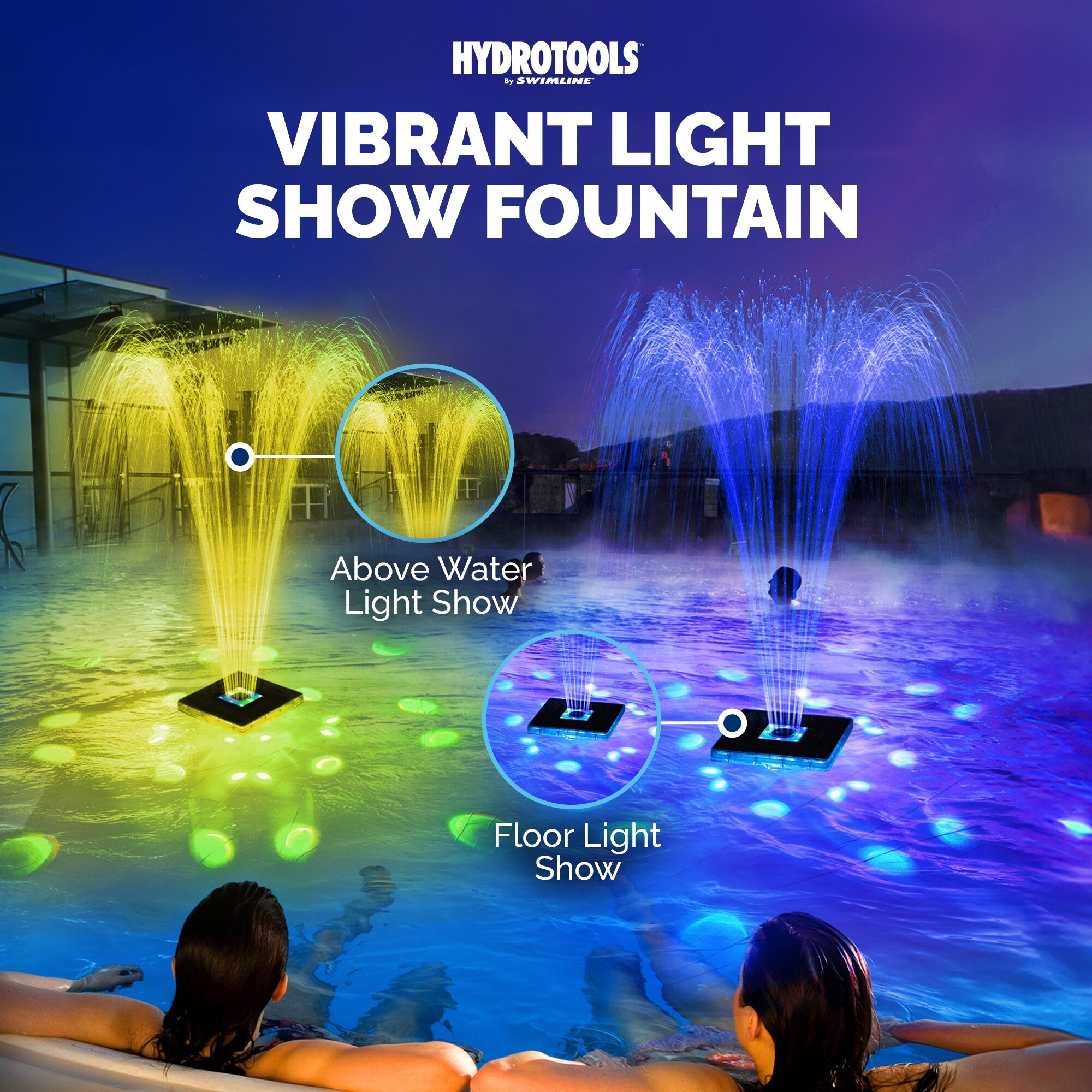 Swimline Hydrotools Solar Power Floating Pool Fountain, Underwater LED  Lights - 2 - Bed Bath \u0026 Beyond - 42929504, image size:2000x2000