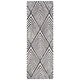 preview thumbnail 11 of 11, SAFAVIEH Handmade Micro-Loop Hinderike Wool Rug 2'6" x 9' Runner - Charcoal/Ivory - Runner