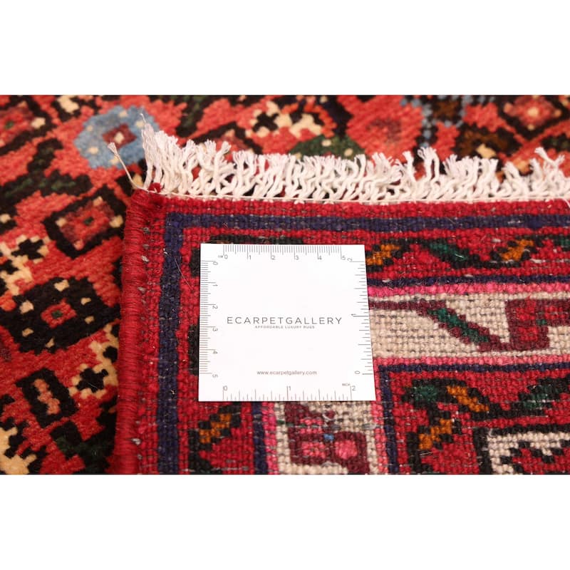 ECARPETGALLERY Hand-knotted Andelz Red Wool Rug - 2'8 x 9'7
