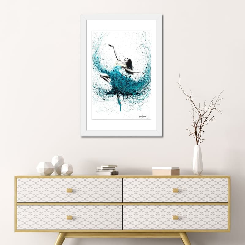 iCanvas "Teal Dancer" by Ashvin Harrison