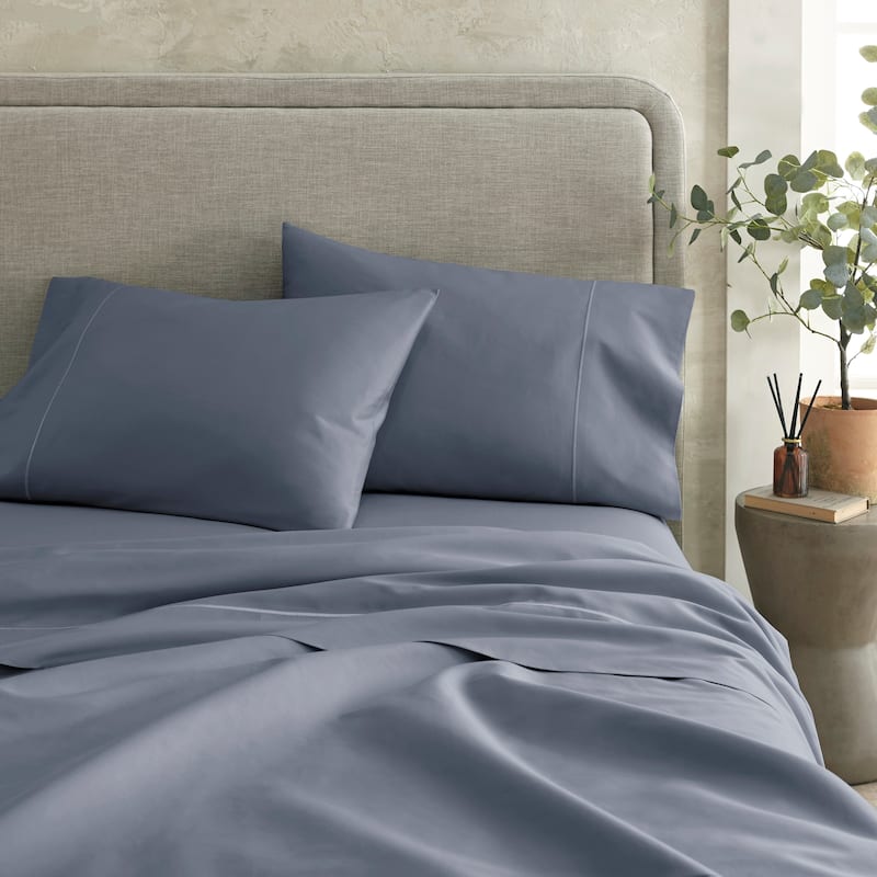 Organic Cotton Sateen Bed Sheets - 300 Thread Count