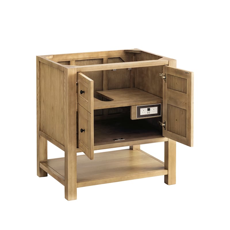 James Martin Vanities Breckenridge 30" Single Vanity, Light Natural Oak
