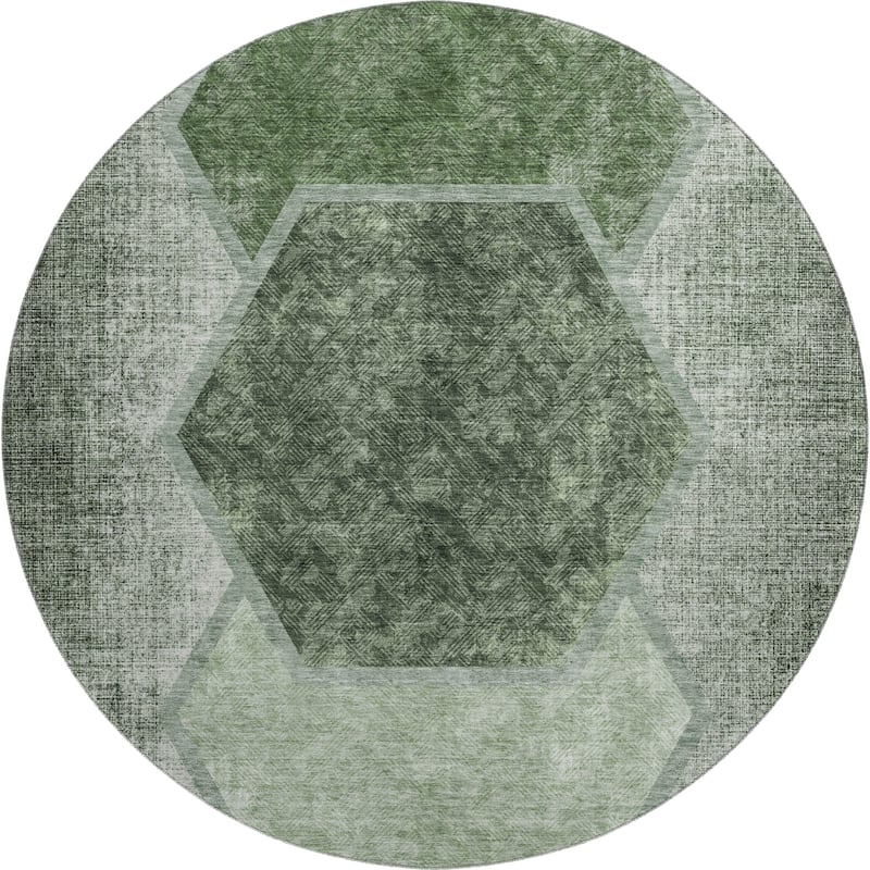 Premium Washable Super Soft Modern Hexy Mayfield Rug