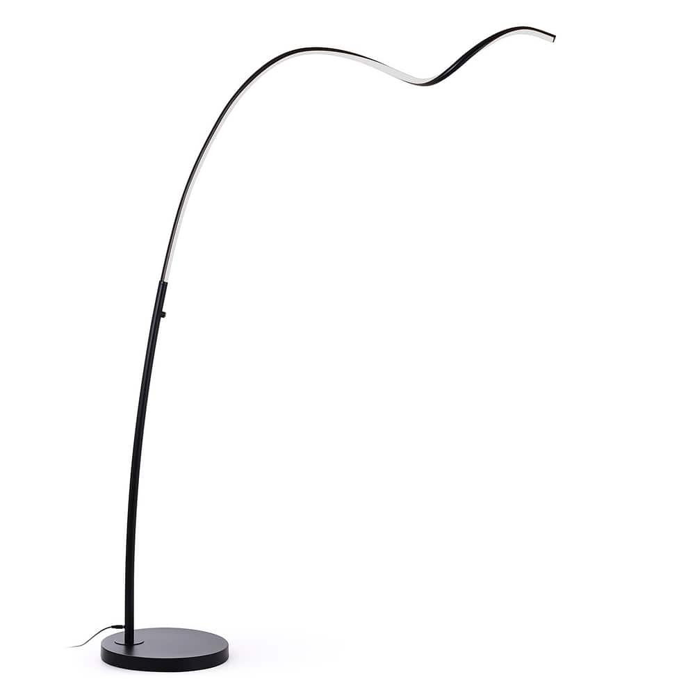 SPIRAL 78"H Dimmable LED Arc Floor Lamp