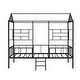 preview thumbnail 5 of 13, Metal Twin-Size Loft Bed with House Design
