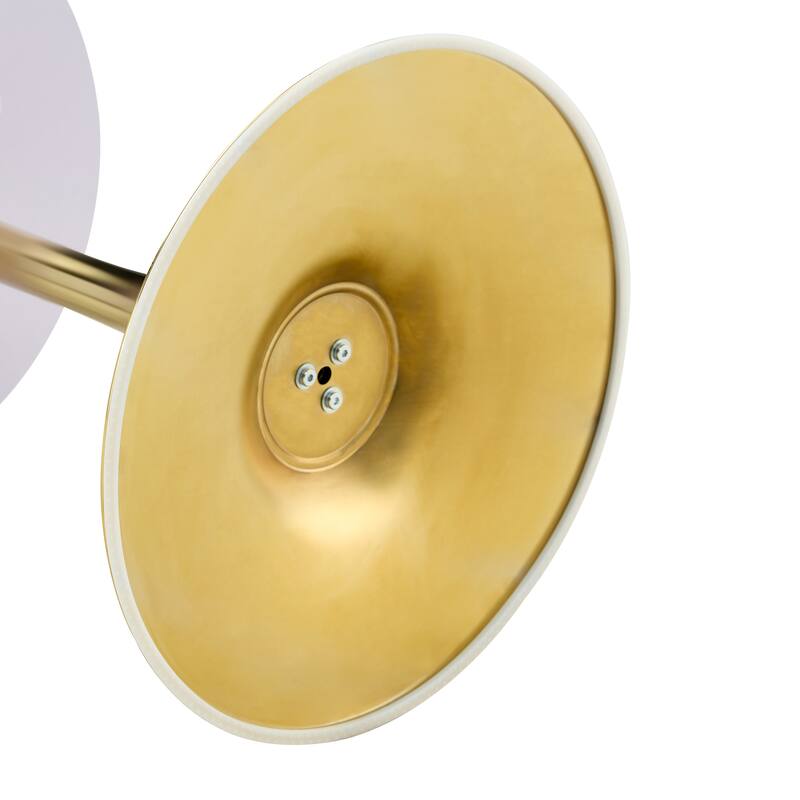 Round Thickened Table Top Coffee Table, Metal Pedestal Side Table Modern Bistro Table