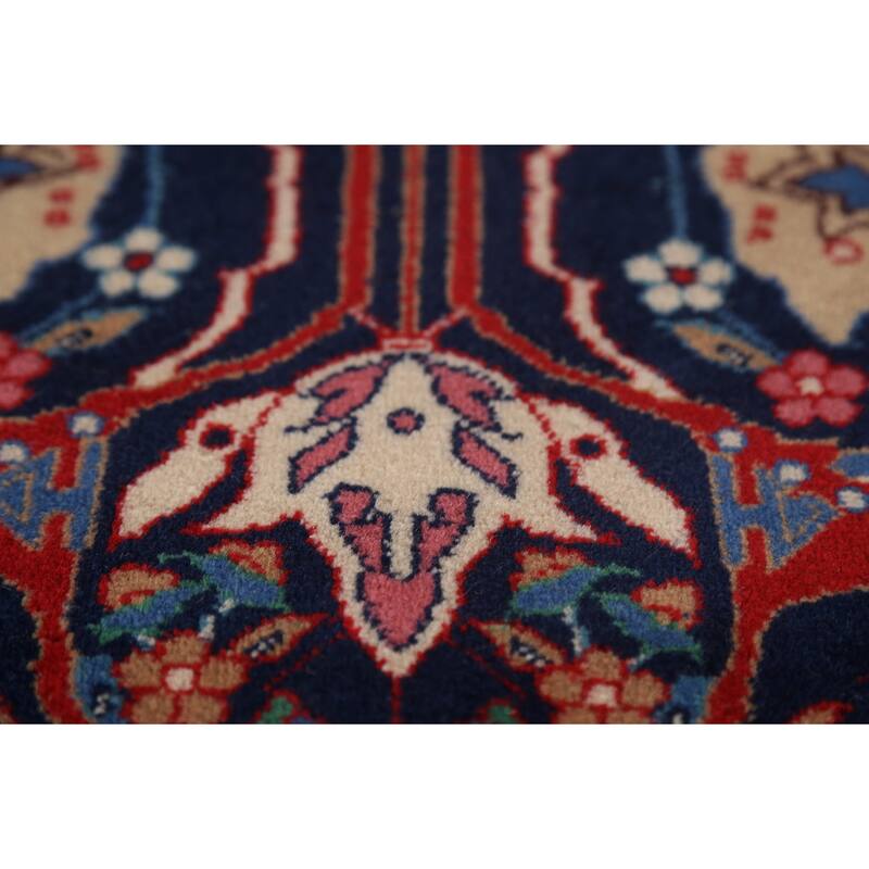 Vegetable Dye Tabriz Chinese Area Rug Handmade Wool Carpet - 9'3"x 12'1"
