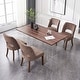 preview thumbnail 101 of 144, Wooden Dining Chairs Set of 2/4/6,Modern Fabric Upholstered Dining Room Chair Kitchen Chairs
