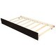 preview thumbnail 9 of 9, Twin Size Platform Bed with Trundle,Elegant Wood Frame for Maximized Space and Guest Accommodation