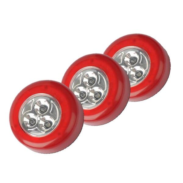 Shop Techno Earth 3 Pack Of Touch Push Led Lights For Cabinets