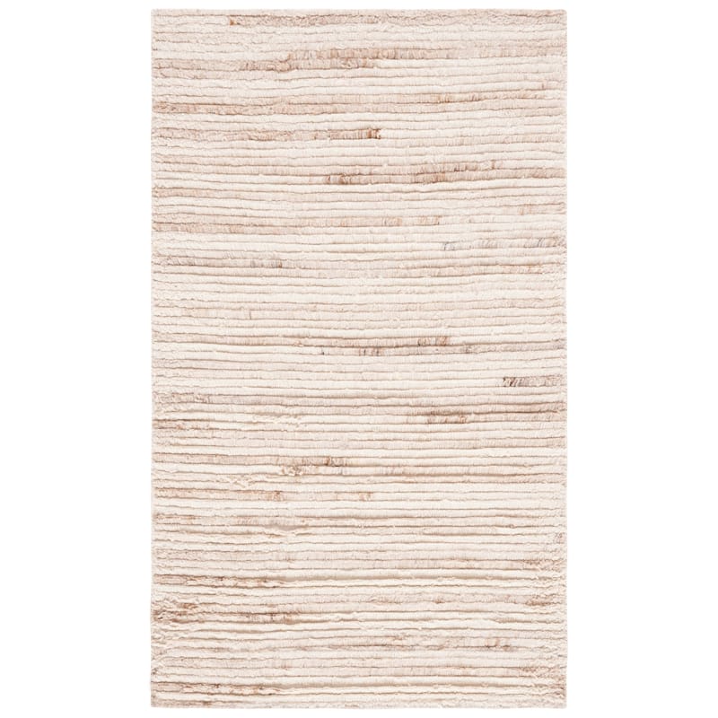 SAFAVIEH Handmade Casablanca Marlous Wool Rug - 2'3" x 5' - Beige/Ivory