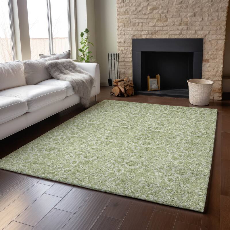 Premium Washable Super Soft Floral Modern Mayfield Rug