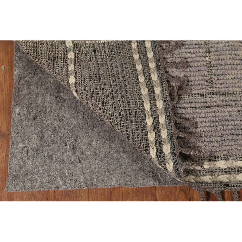 Moroccan Modern Area Rug Handmade Geometric Wool Carpet - 7'8"x 10'6"
