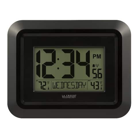 La Crosse Technology Atomic Digital Clock with Temperature