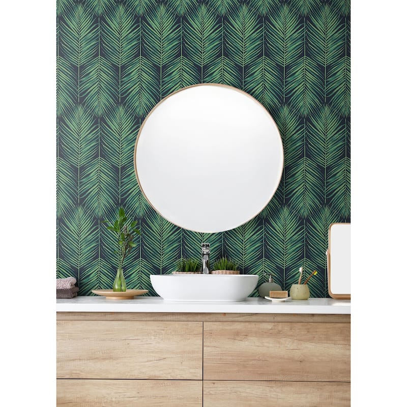 NextWall Tropic Palm Peel and Stick Wallpaper - 20.5 in. W x 18 ft. L