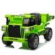preview thumbnail 4 of 58, Ride on Dump Truck, 12V Ride on Car with Parents Control, Electric Dump Bed and Extra Shovel,Phone stand