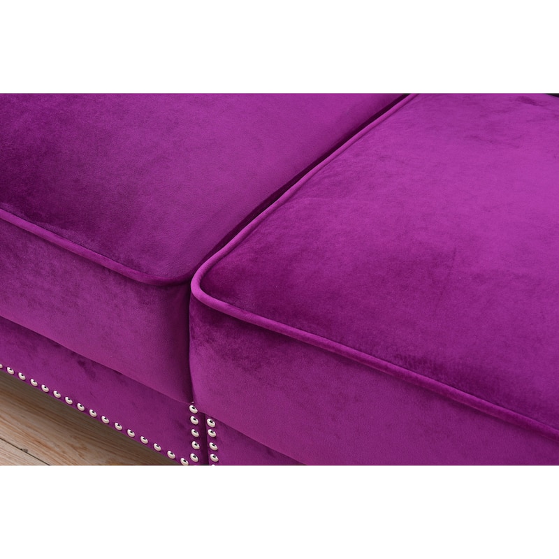 Legend Furniture Covertible Velvet Sofa Bed Sleeper