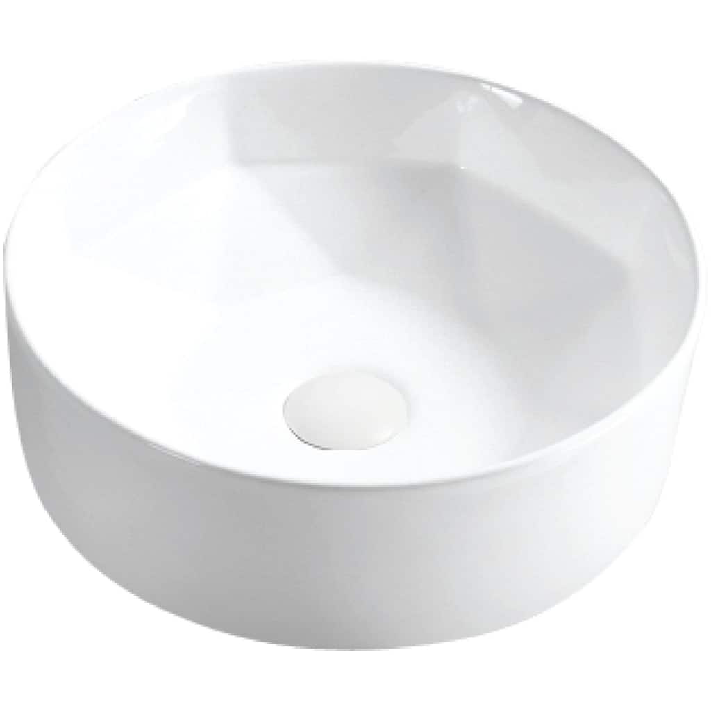 Karran USA VC-421 Valera 16" Circular Vitreous China Vessel Bathroom