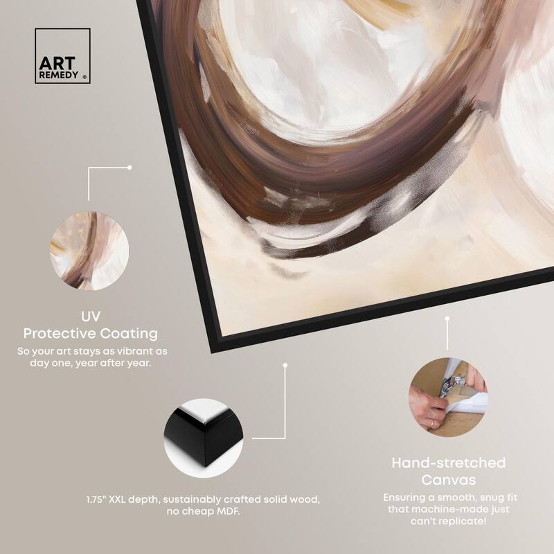 Dreamy Swirls I Canvas by Art Remedy