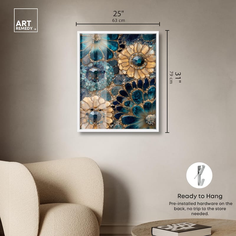 Opulent Geode III Shadowbox by Art Remedy