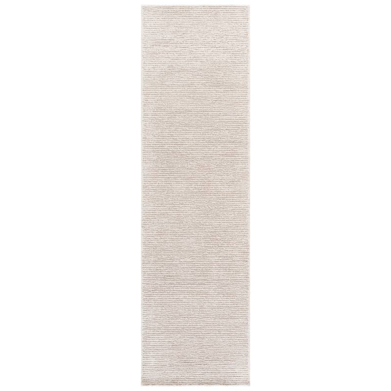 SAFAVIEH Handmade Abstract Rumena Contemporary Rug - 2'3" x 8' Runner - Ivory/Taupe
