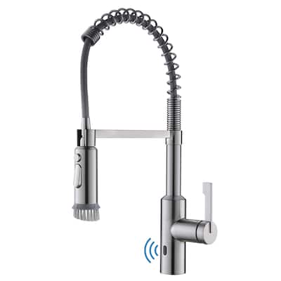 Modern Touchless Kitchen Sink Faucet with Pull Down Sprayer