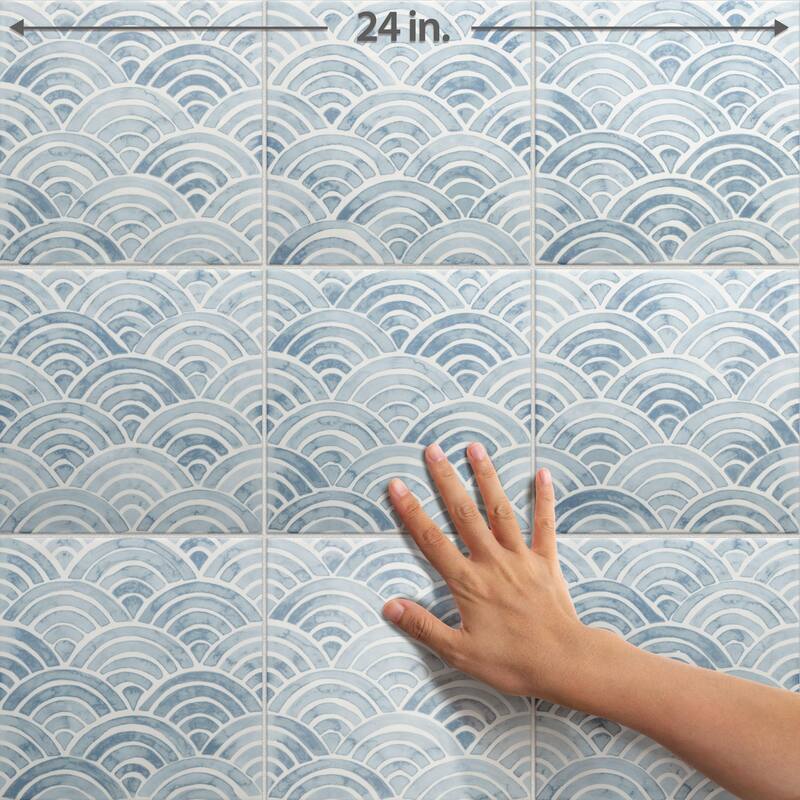 Merola Tile Berta Escalas 7-7/8" x 7-7/8" Ceramic Wall Tile