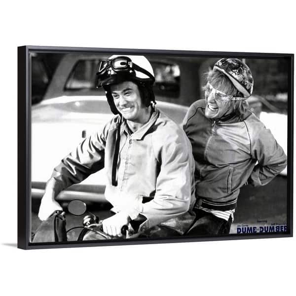 Shop Dumb And Dumber 1994 Black Float Frame Canvas Art