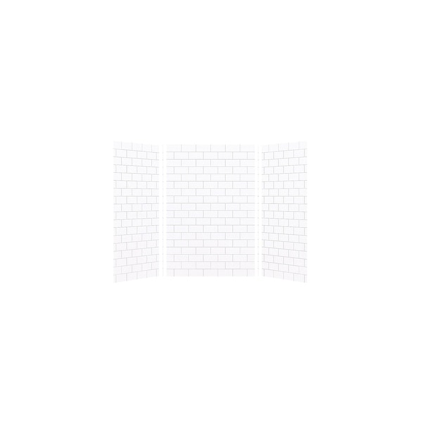 Transolid SaraMar 36-In X 48-In X 72-In Glue to Wall Shower Walls - 48" x 36" x 72"