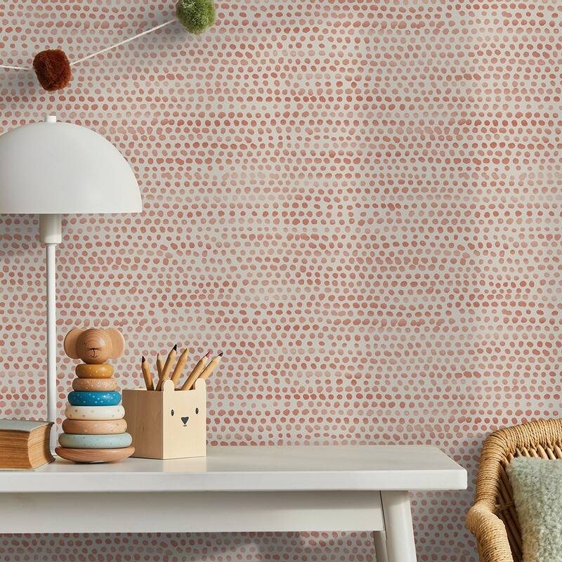 Tempaper Moire Dots Peel and Stick Wallpaper