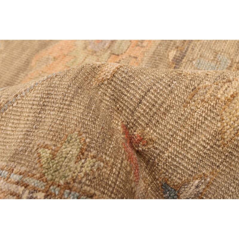 ECARPETGALLERY Hand-knotted Jules Serapi Taupe Wool Rug - 9'3 x 12'2