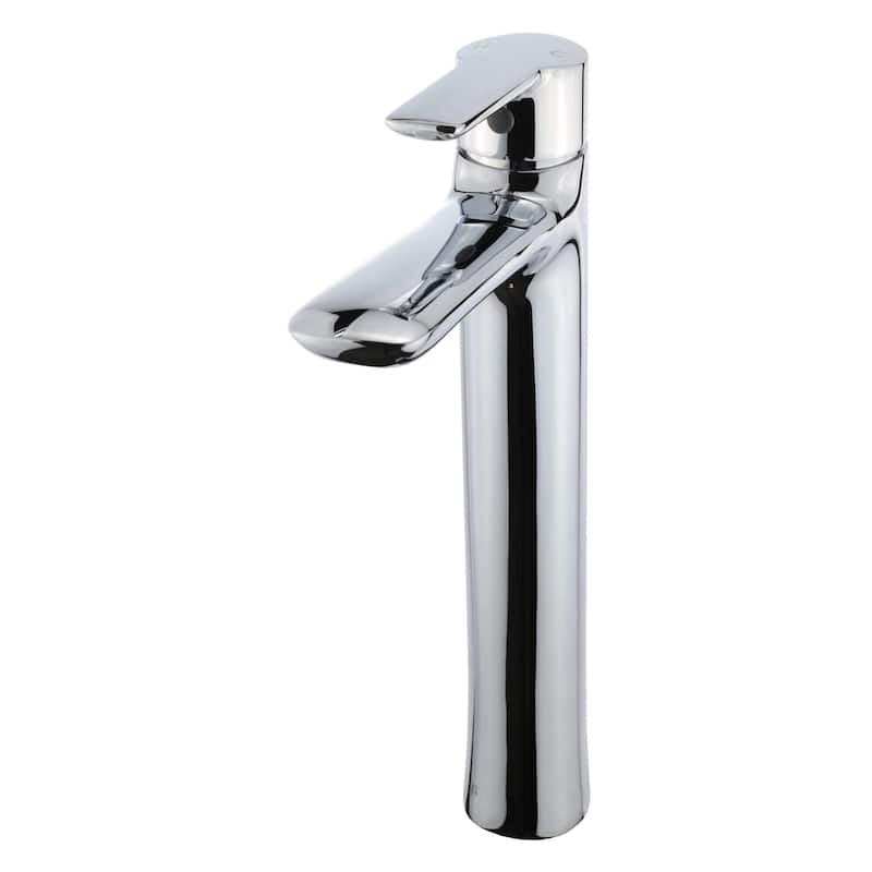 Fine Fixtures Round Single Hole Vessel Sink Bathroom Faucet