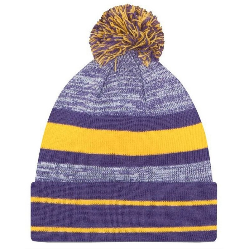 Shop New Era 2019 Nfl Minnesota Vikings Cuff Pom Knit Hat Beanie
