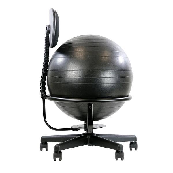 CanDo Ball Chair - Metal - Mobile - with Back - no Arms - with 22 CanDo Ball Chair - Metal - Mobile - with Back - no Arms - with 22