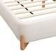 preview thumbnail 24 of 27, Christopher Knight Home Boucle Upholstered Platform Bed with Solid Wood Legs
