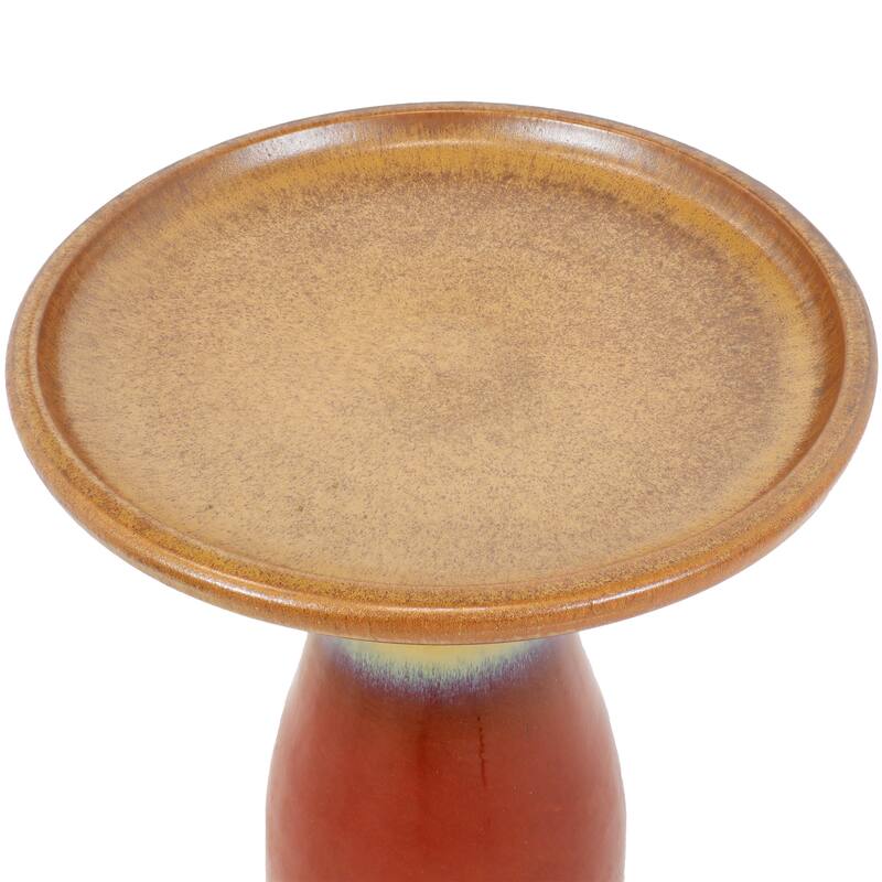 Sunnydaze Duo-Tone Ceramic Bird Bath