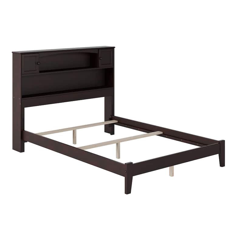 AFI Newport Full Size Bed with Charging Station - Espresso