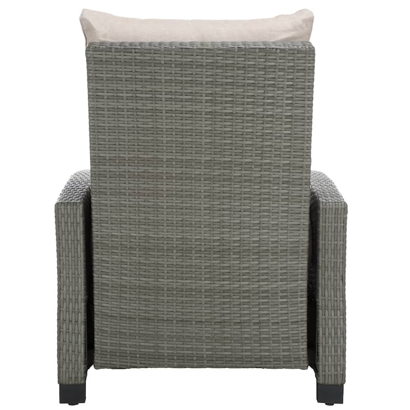 SAFAVIEH Outdoor Patio Furniture Landon Recliner Chair - 32"W x 36"D x 36"H