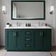 Option Green / White Quartz Top / Brushed Nickel Hardware
