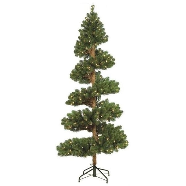 Autograph Foliages C-60240 - 7 Foot Spiral Spruce Tree - Green