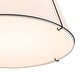preview thumbnail 66 of 91, Mid Century 4-Light Conical Fabric Shade Lantern Pendant Ambient Light