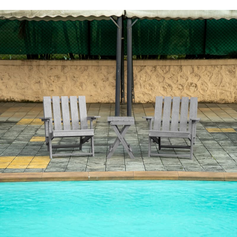 San Juan Fully Assembled All-Weather Recycled HDPE Outdoor Folding Bistro table