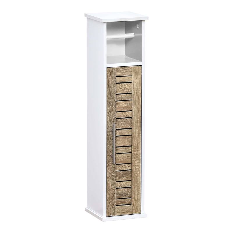Toilet Paper Storage Cabinet with Dispenser Toilet Organizer - 7.2'L x 7.2"W x 29.9"H