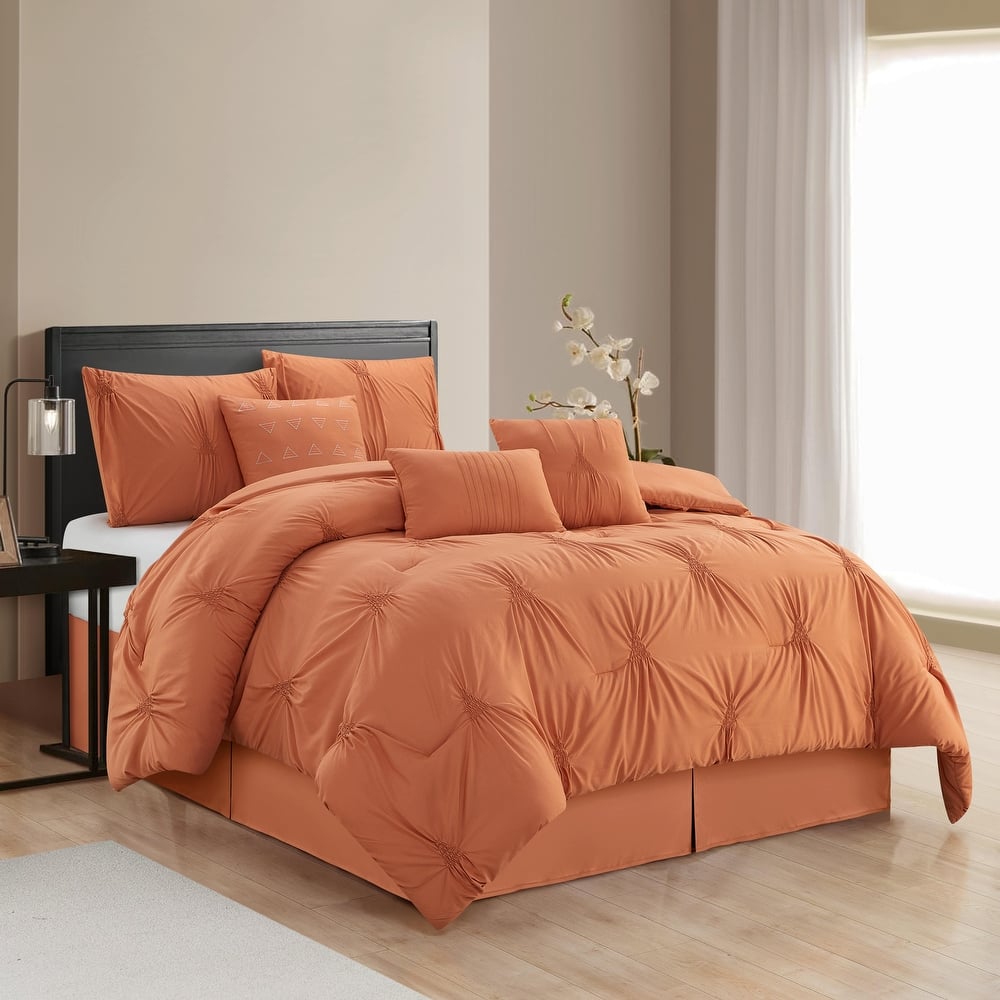 Nanshing Agathe 7 Piece Pintuck Comforter Set