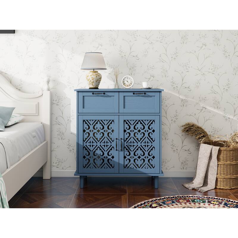 2 Door 2 Drawer Cabinet