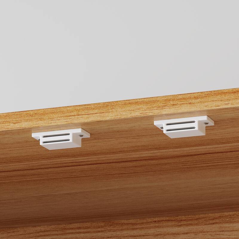 Pantry Cabinet with Double Doors Tall Storage Cupboard with Adjustable Shelves