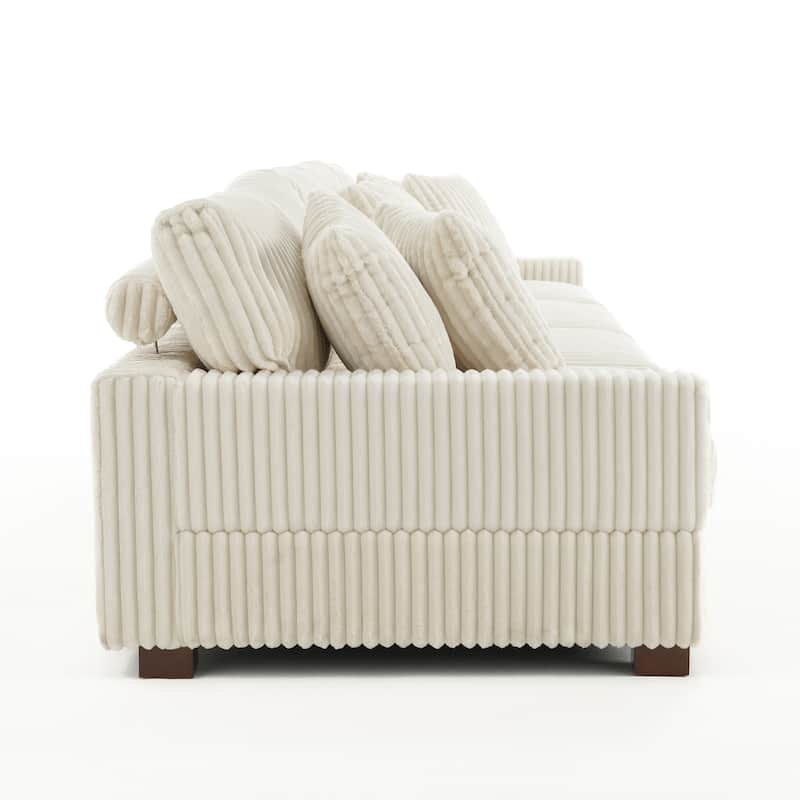 Anne 150" W Oversized Upholstered Modular Sectional Sofa