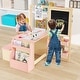 preview thumbnail 4 of 18, Kids Multifunctional Art Table & Bench Set with Adjustable Double-Sided Easel - 45" x 32" x 39.5"