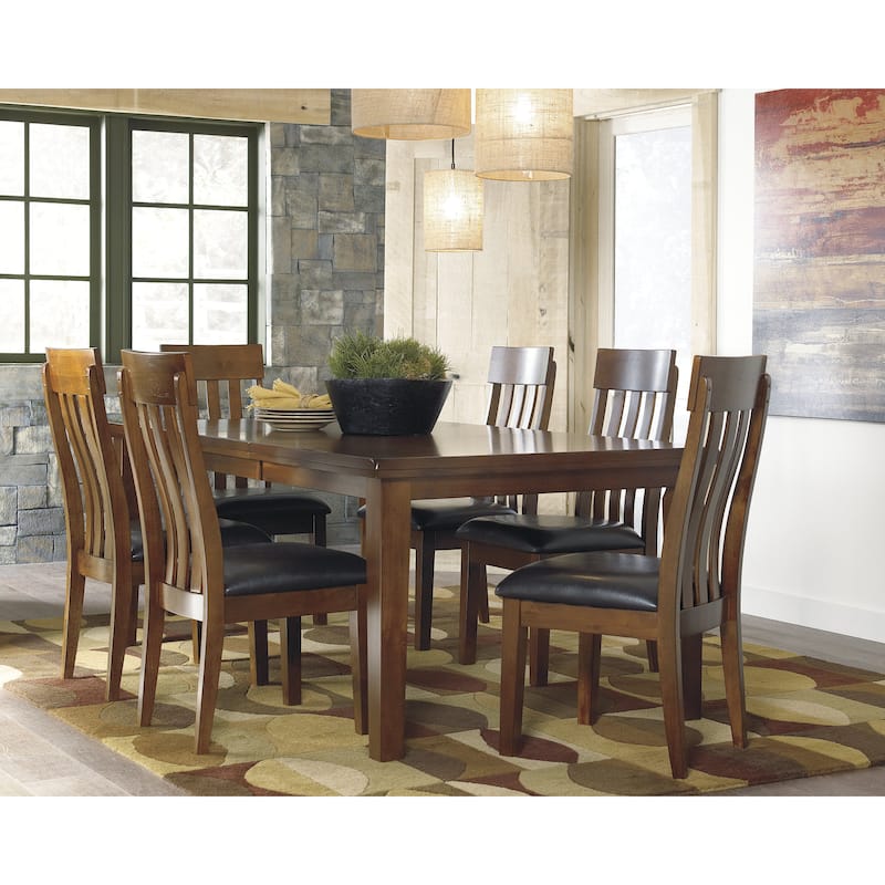 Signature Design by Ashley Ralene Medium Brown 7-Piece Dining Package