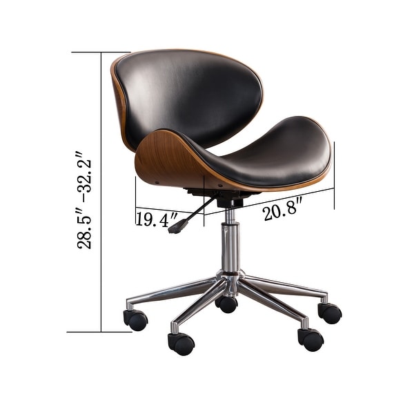 Madonna Mid-century Adjustable Office Chair by Corvus